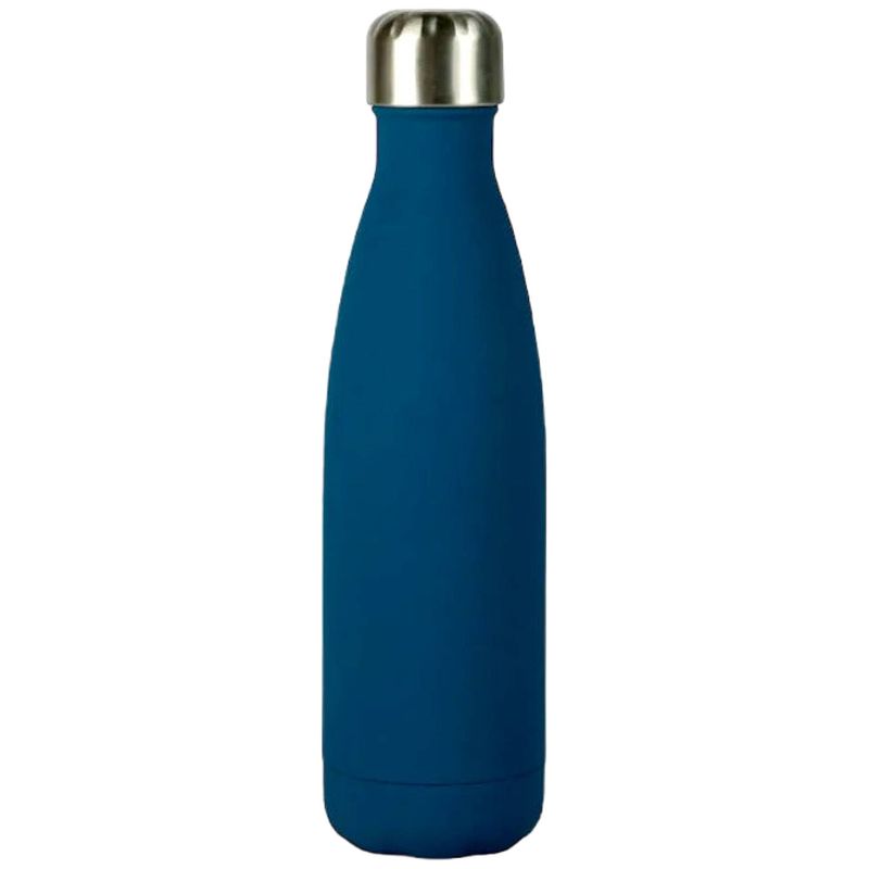 Foto van Sagaform stalen fles cartagena blauw 50cl