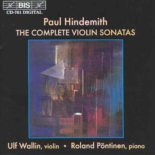 Foto van Hindemith; the complete violin sonatas - cd (7318590007617)