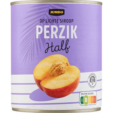 Foto van Jumbo perzik op lichte siroop half 820g