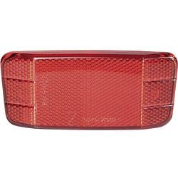 Foto van Bicycle gear reflector achter rood 12 x 6 cm