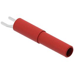 Foto van Electro pjp ada3032-cd1-r electro pjp adapterkabel test lead adapter fork with ø4mm banana socket, red 1 stuk(s)