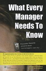 Foto van What every manager needs to know - ebook (9789013107159)