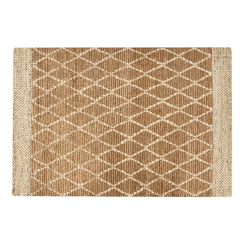 Foto van Beliani zorava - laagpolig-beige-jute