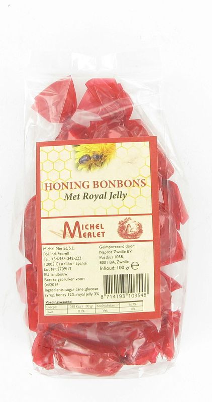 Foto van Michel merlet hoestbonbons honing royal jelly