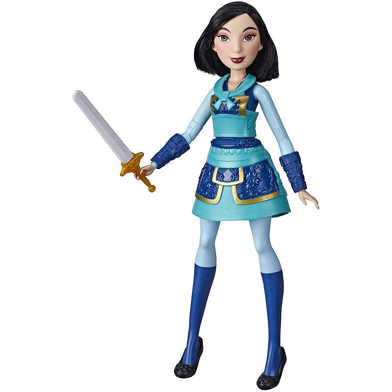 Foto van Disney speelfiguur mulan meisjes 30 cm blauw