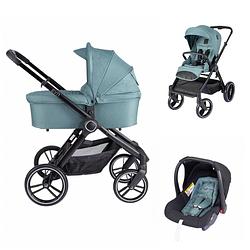 Foto van Born lucky kinderwagen 3 in 1 riva green