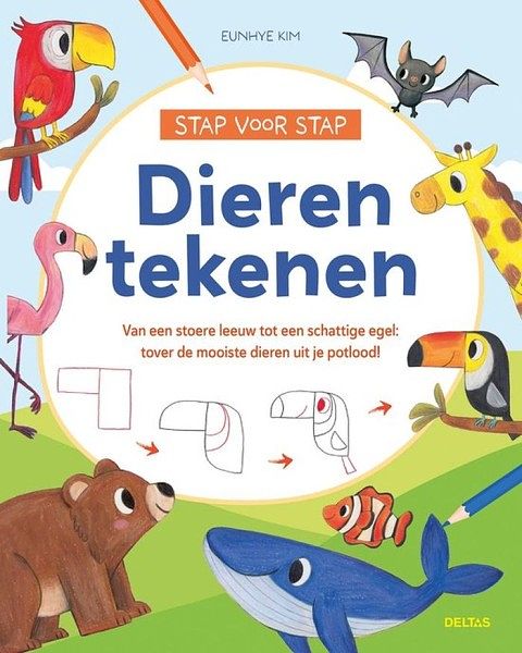 Foto van Stap voor stap dieren tekenen