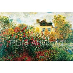 Foto van Claude monet - the artist's garden kunstdruk 100x70cm