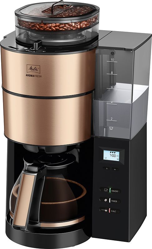 Foto van Melitta aromafresh 1021-04 koffiefilter apparaat brons