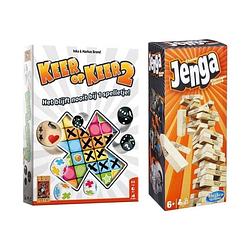 Foto van Spellenbundel - 2 stuks - keer op keer 2 & jenga