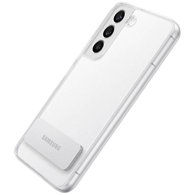 Foto van Samsung galaxy s22 clear standing back cover transparant