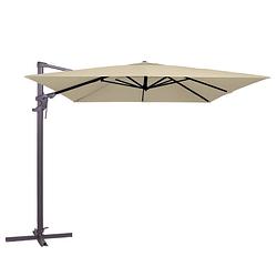 Foto van Madison parasol monaco flex ii 300x300 cm ecru