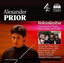 Foto van Alexander prior: velesslavitsa, concerto for piano, two violins and cello - cd (5060113441096)