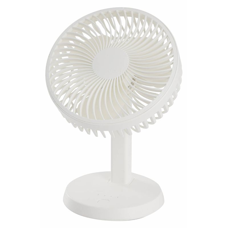 Foto van Day tafel ventilator li-ion ø17 cm - wit