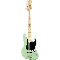 Foto van Fender american performer jazz bass satin surf green mn