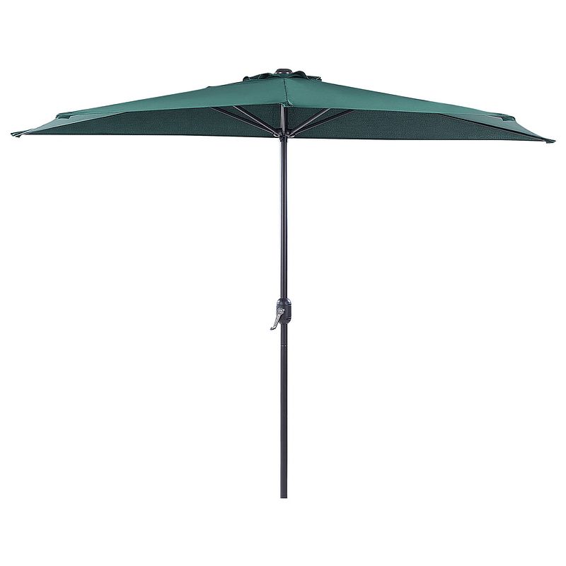 Foto van Beliani galati - halfronde parasol-groen-polyester