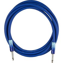 Foto van Fender ombré cable instrumentkabel 3 meter belair blue