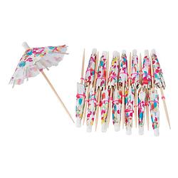 Foto van Cocktail parapluutjes confetti - set van 16