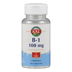 Foto van Kal vitamine b1 100mg tabletten
