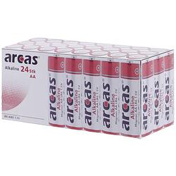 Foto van Arcas lr6 aa batterij (penlite) alkaline 1.5 v 24 stuk(s)