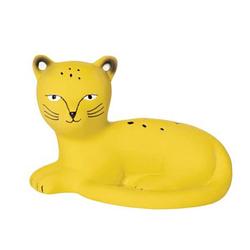 Foto van Manhattan toy bijtring luipaard junior 11,5 cm siliconen geel