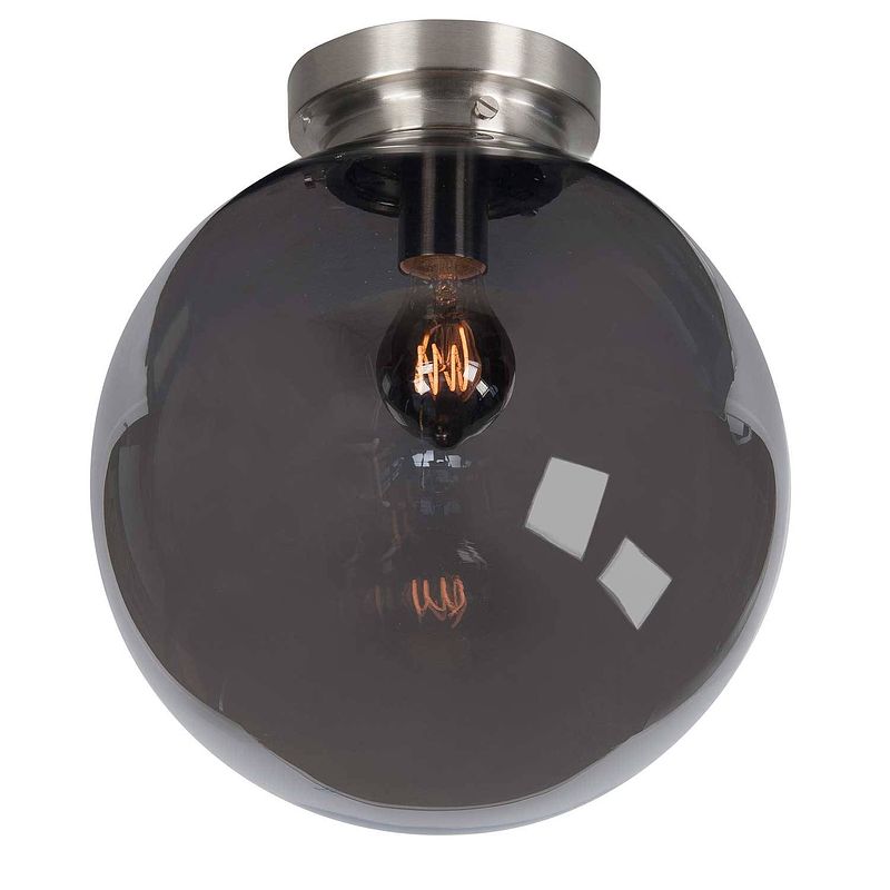 Foto van Highlight plafondlamp deco globe ø 30 cm rook