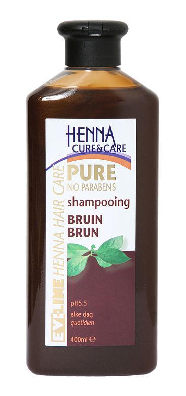 Foto van Evi line henna cure & care shampoo bruin