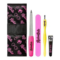 Foto van Barbie manicure essentials set nagelknipper + knipper + nagelvijl + nagelpolijstmachine 42023