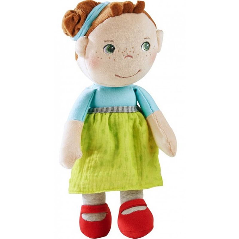 Foto van Haba knuffelpop marta junior 29 cm katoen/polyester groen