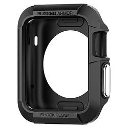 Foto van Spigen rugged armor case voor de apple watch 42 mm - black