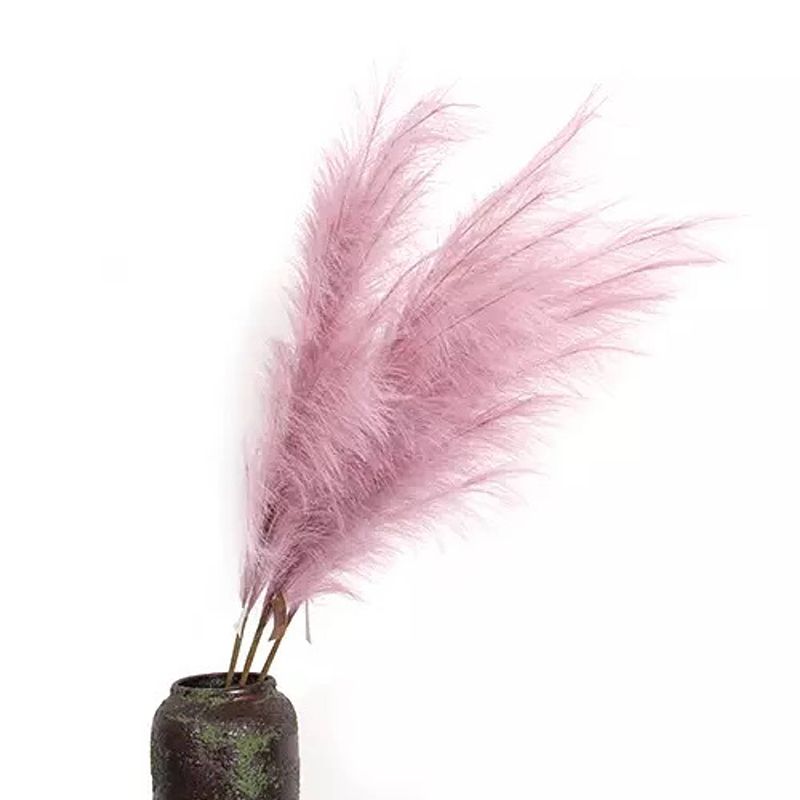 Foto van Pampas gras 60 cm oud roze kunstplant