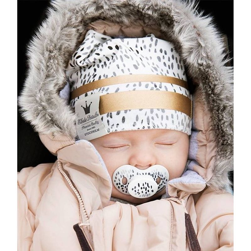 Foto van Elodie details winter mutsje / beanies gilded dots of fauna 1-2j