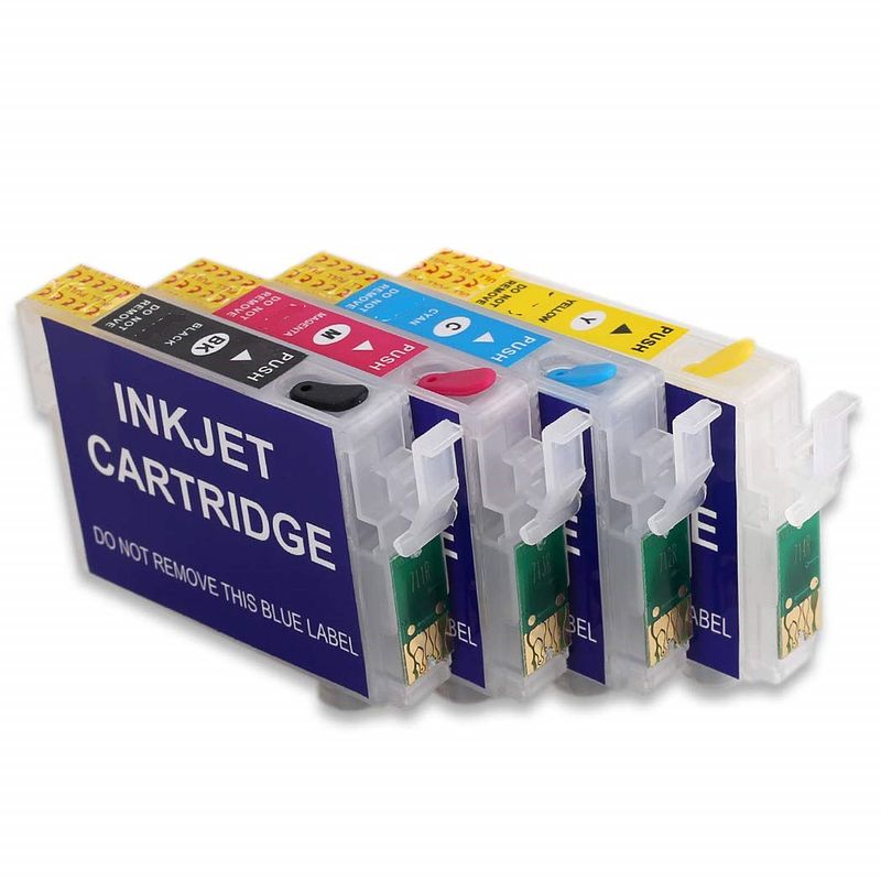 Foto van Inktmedia® - geschikt epson 29xl set t2991, t2992, t2993, en t2994 navulbare cartridges (met arc chip)