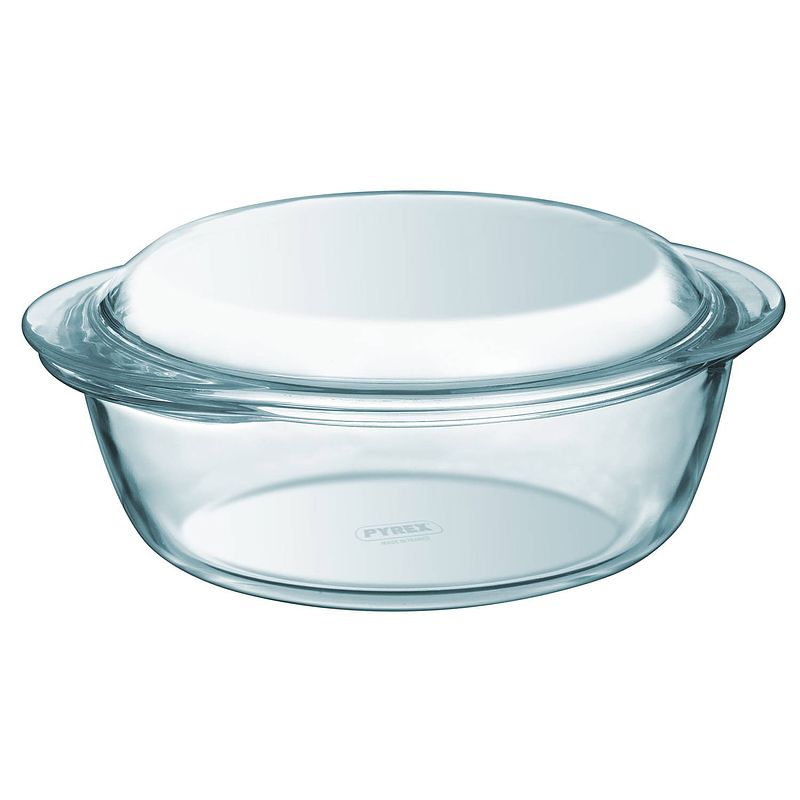 Foto van Pyrex ovenschaal - met deksel - essentials - ø 20 cm / 2.1 liter