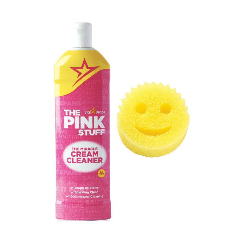 Foto van Combinatieset: the pink stuff - schuurmiddel + scrub daddy