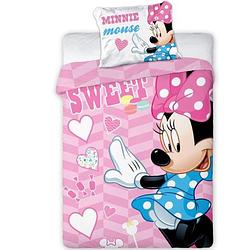 Foto van Disney minnie mouse sweet baby dekbedovertrek - 100 x 135 cm - roze