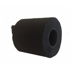 Foto van Halloween 2x zwart toiletpapier rol 140 vellen - feestdecoratievoorwerp