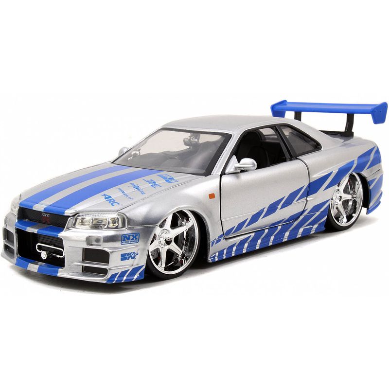 Foto van Jada auto fast & furious 2002 nissan skyline 1:24 die-cast zilver