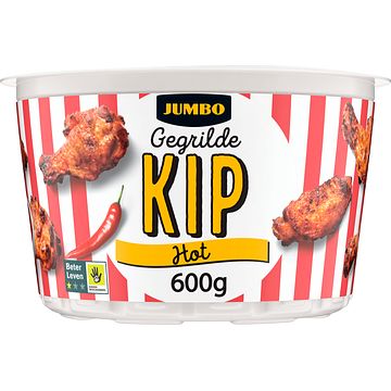 Foto van Jumbo gegrilde kip wings hot 600g