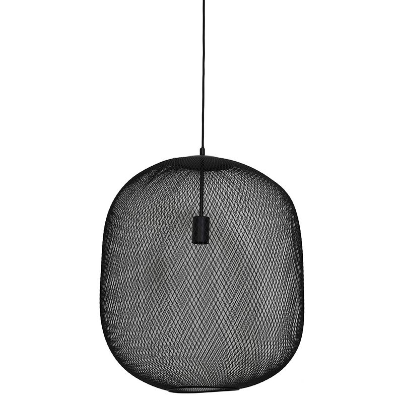 Foto van Light & living - hanglamp reilley - 50x50x56 - zwart