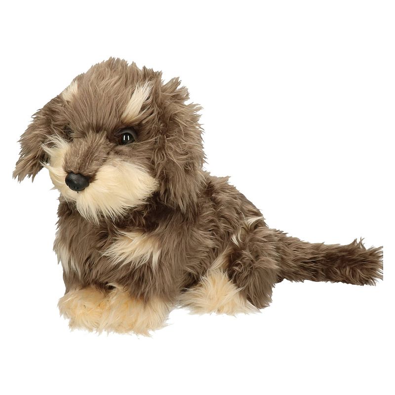 Foto van Pluche langharige teckel knuffel hond 45 cm - knuffel huisdieren