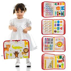 Foto van Montiplay® montessori speelgoed - sensorisch speelgoed - activiteitenbord - busy board - educatief speelgoed - wit