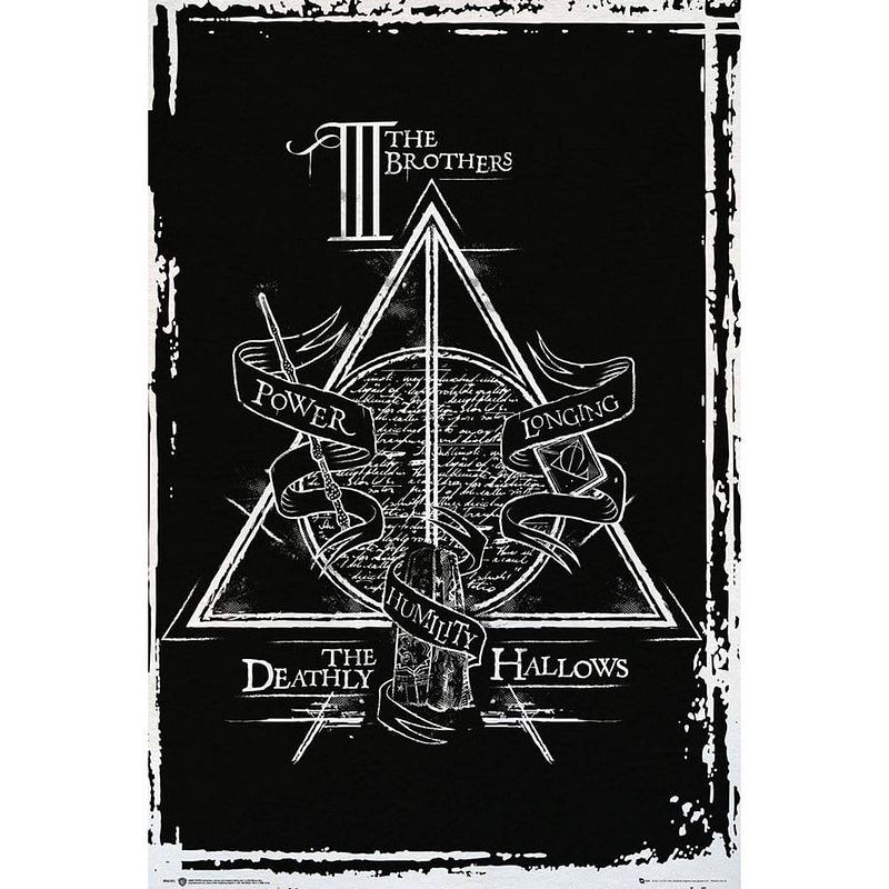 Foto van Gbeye harry potter deathly hallows graphic poster 61x91,5cm