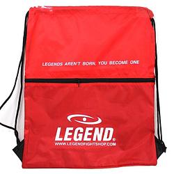 Foto van Legend sports sporttas met vakje 40 x 50 cm rood