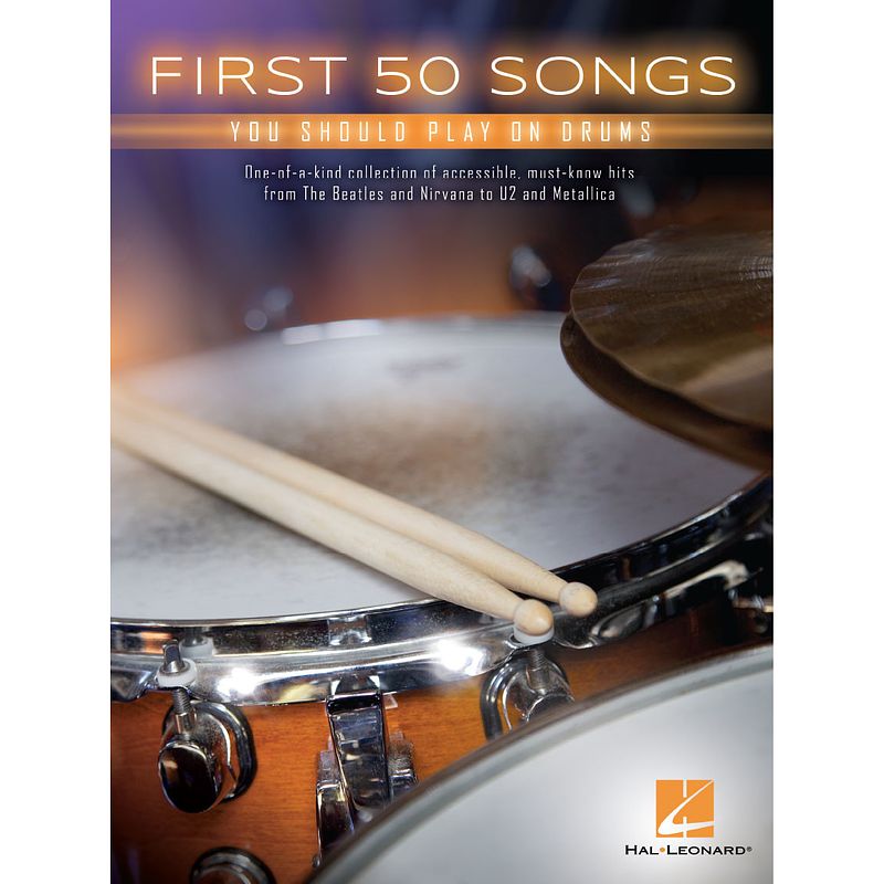 Foto van Hal leonard first 50 songs you should play on drums songboek voor drum