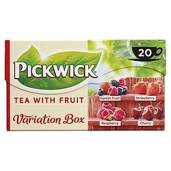Foto van 20% korting | pickwick fruit variatie rood fruit thee 20 stuks aanbieding bij jumbo
