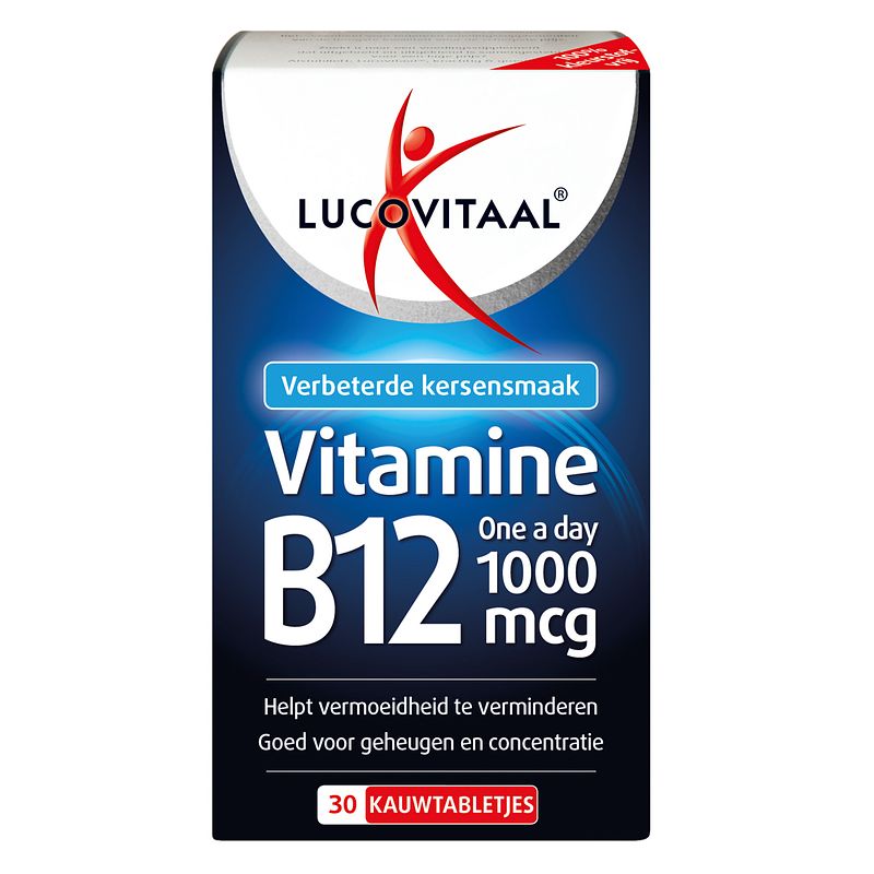 Foto van Lucovitaal vitamine b12 1000mcg kauwtabletten