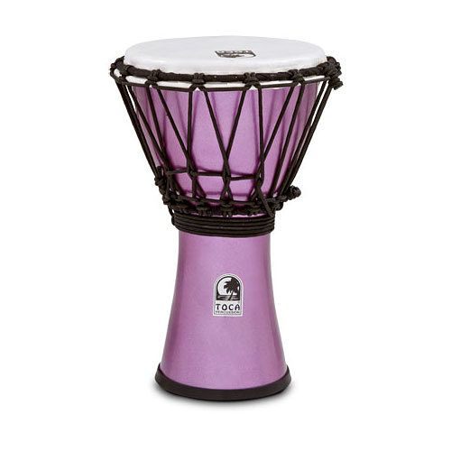 Foto van Toca tfcdj-7mi freestyle colorsound djembe 7 inch indigo