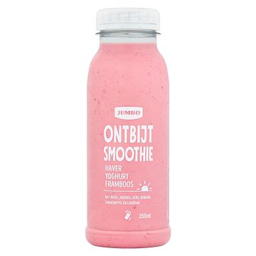 Foto van Jumbo ontbijt smoothie haver yoghurt framboos 250ml