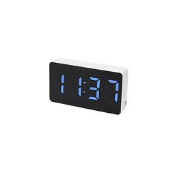 Foto van Caliber kleine wekker - digitale klok - geschikt als kinderwekker - slaapkamer - automatisch dimmen - 3 alarmen -